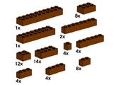 10147 LEGO Assorted Brown Bricks