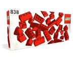 838 LEGO Red Roof Bricks Parts Pack, 45°