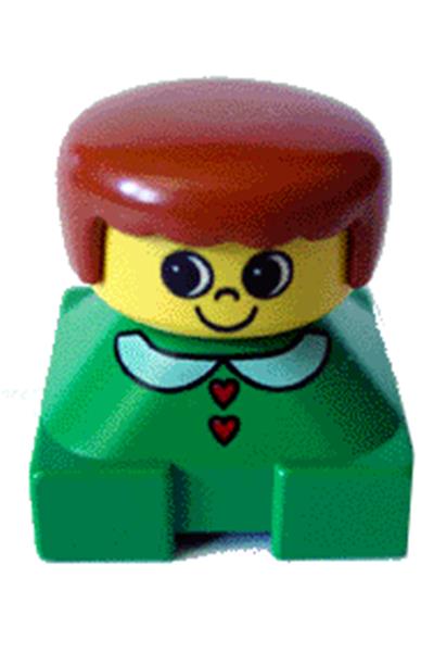 Duplo Figure with green base - 2327pb06