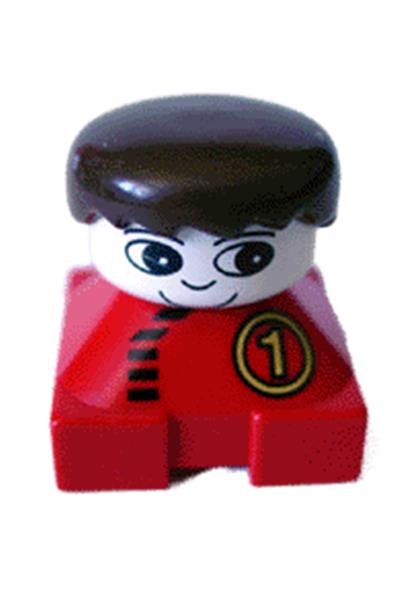 Duplo Figure with red base - 2327pb09