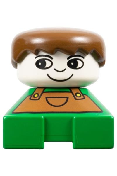 Duplo Figure with green base - 2327pb17
