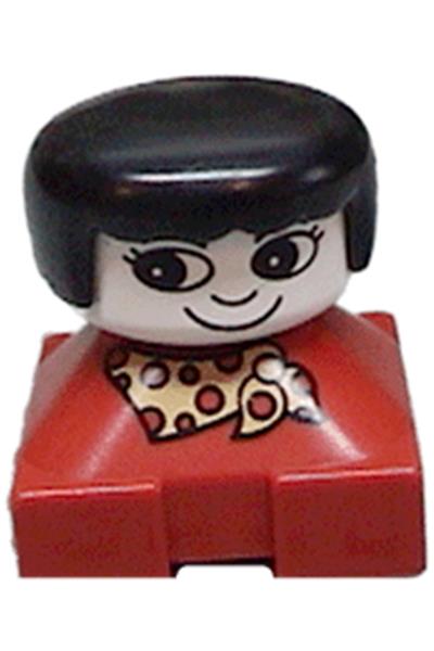 Duplo Figure with red base - 2327pb28