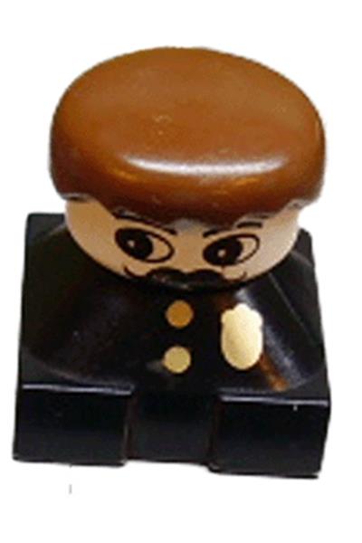 Duplo Figure with black base - 2327pb33