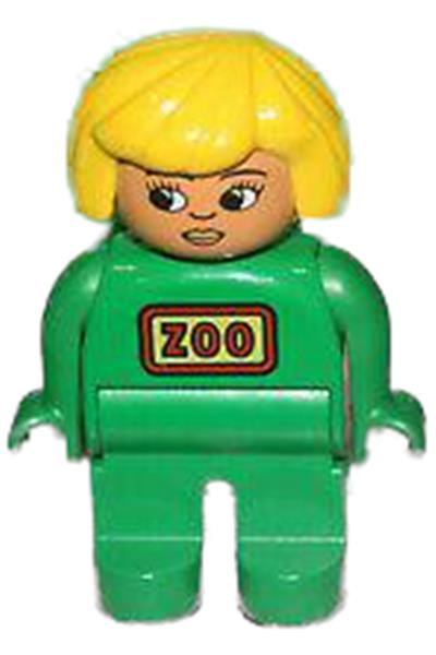 Duplo Female Zoo Keeper - 4555pb023