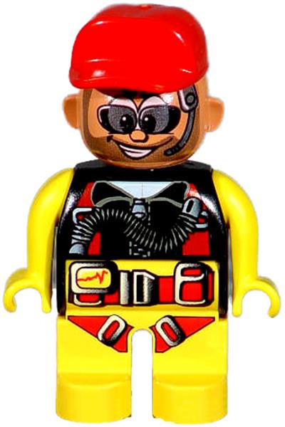 Duplo Male Action Wheeler - 4555pb091