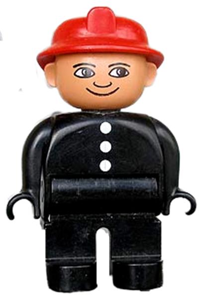Duplo Male Fireman - 4555pb114