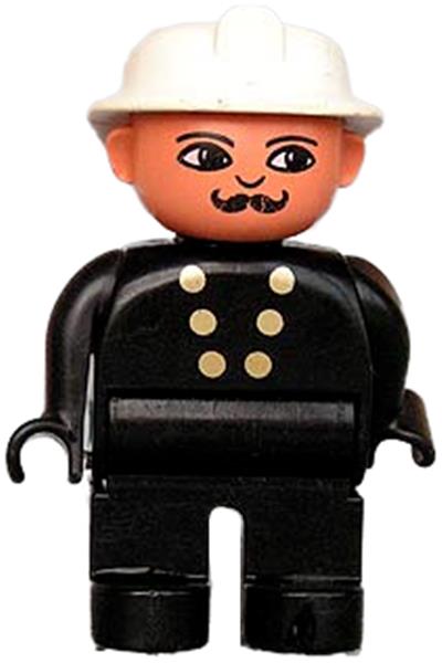 Duplo Male Fireman - 4555pb156