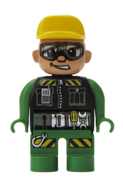Duplo Male Action Wheeler - 4555pb197