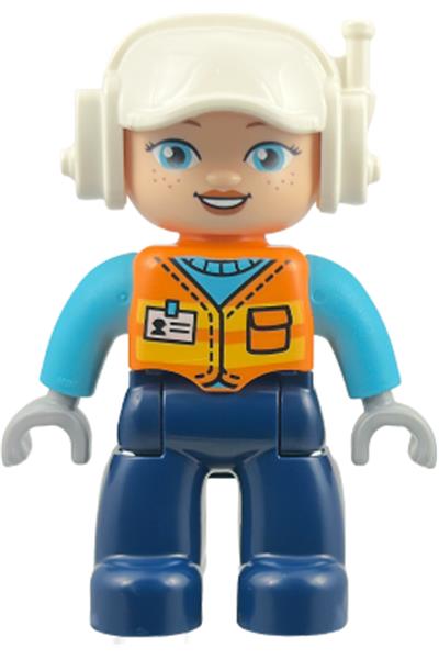 Duplo Female Construction Worker - 47394pb376