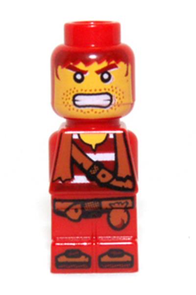 Microfigure Pirate Plank Pirate Red [85863pb021] - Games