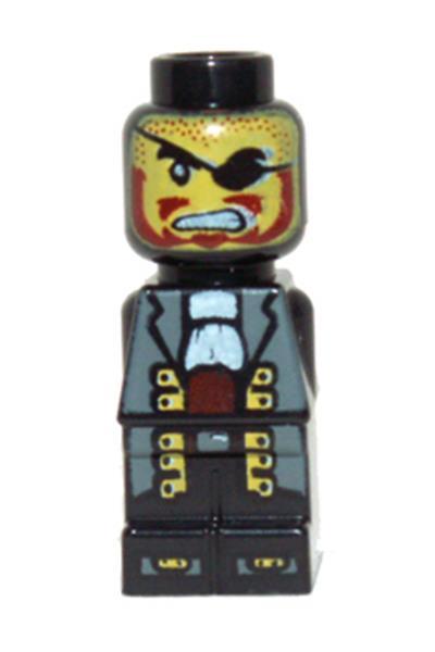 Microfigure Pirate Plank Pirate Captain [85863pb023] - Games