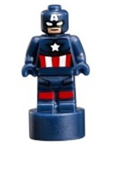 Captain America Statute Minifigure [90398pb002] - Marvel Super Heroes