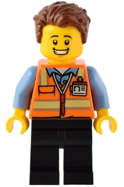 Train Driver Minifigure - adp082