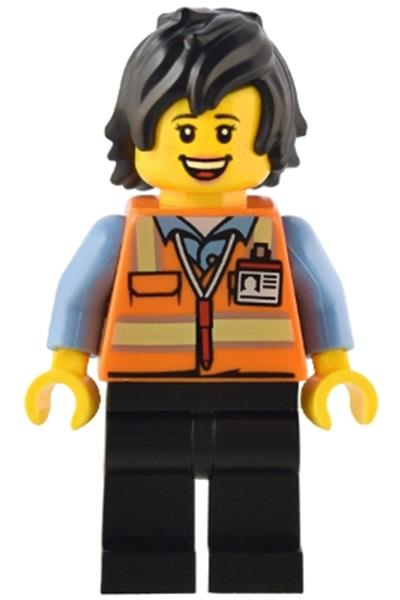 Train Driver Minifigure [adp086] - Bricklink