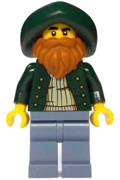 Merchant Boat Captain Minifigure [adp207] - Bricklink