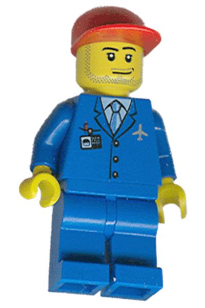 Airport Worker Minifigure [air023] - City