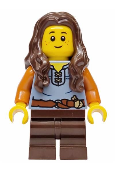 Mushroom Village Female Minifigure - bdp245