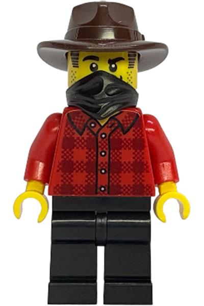 Male Gold Mine Bandit Minifigure - bdp301