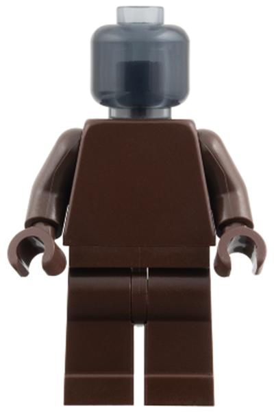 Plain Dark Brown Torso Minifigure - bdp313