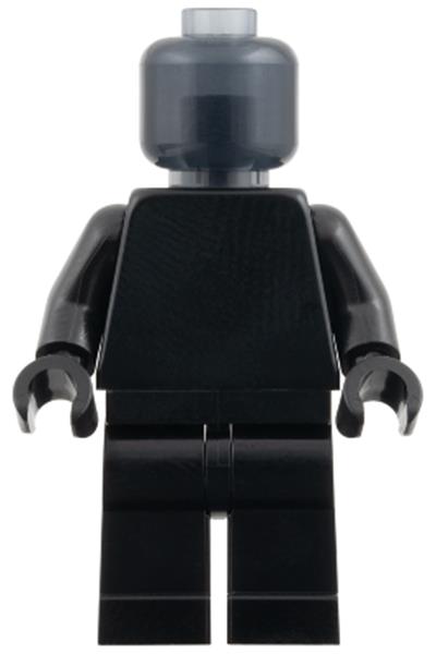 Plain Black Torso Minifigure - bdp314