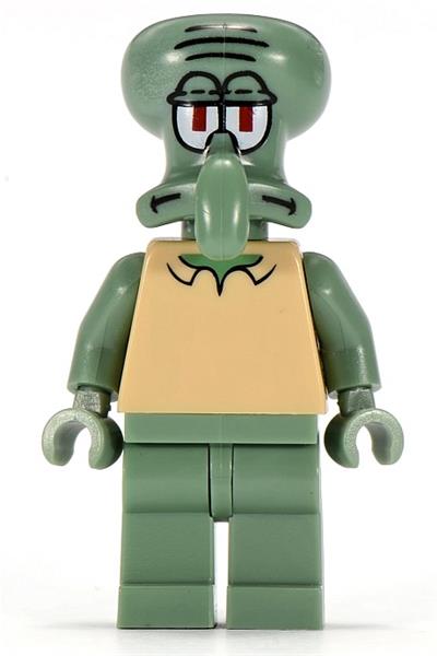 Squidward Minifigure [bob020] - Spongebob Squarepants