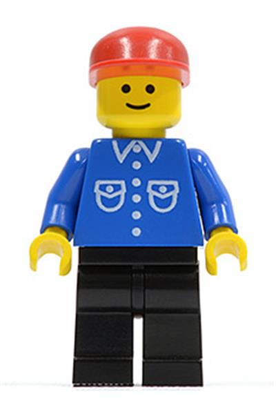 Male with button shirt Minifigure - but012