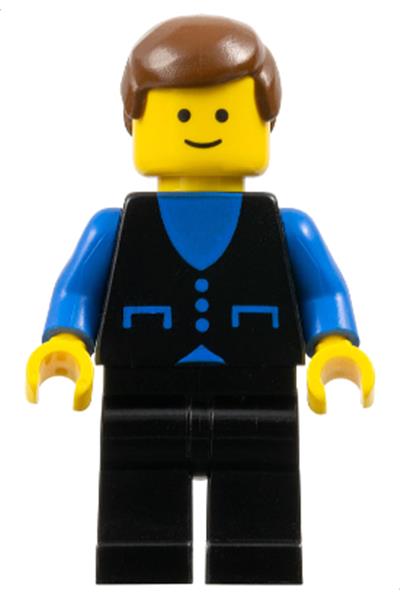Male with button shirt Minifigure [but013] - Town