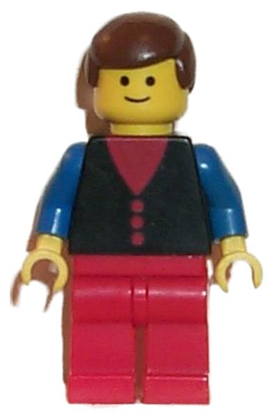 Male with button shirt Minifigure - but030