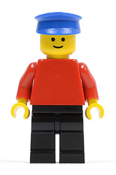 Male with button shirt Minifigure [but033] - Town