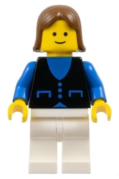 Female with button shirt Minifigure [but035] - Dacta