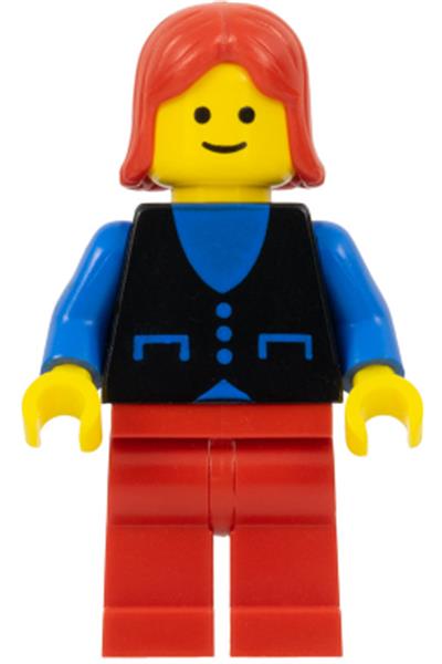 Female with button shirt Minifigure [but038] - Dacta