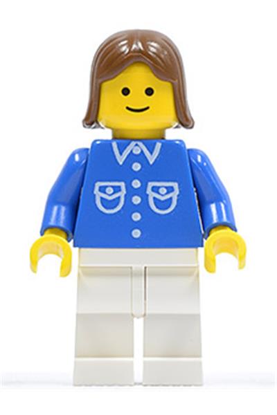 Female with button shirt Minifigure [but040] - Dacta