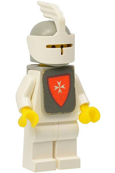Knight White Cavalry Minifigure - cas083s