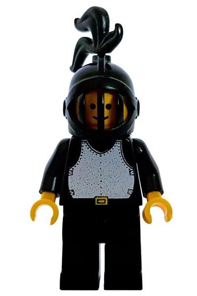 Black Knight with Breastplate [cas177] - Castle