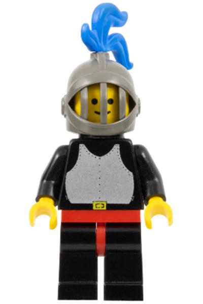 Black Knight with Breastplate [cas217] - Castle