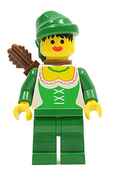 Forestwoman Minifigure [cas319] - Castle