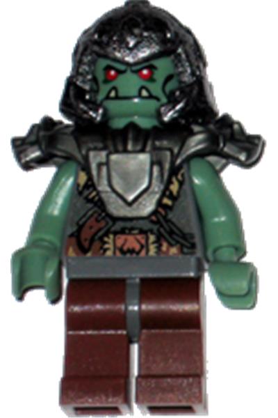 Troll Warrior 9 Orc Minifigure [cas401] - Gear