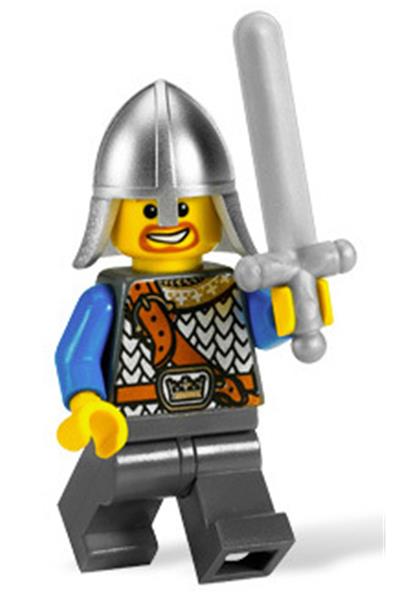 Crown Knight Minifigure [cas407] - Bricks And More
