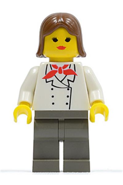 Soccer Hotdog Girl Minifigure [cc4455] - Sports
