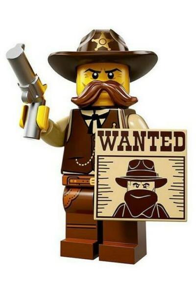 Sheriff Minifigure - col196