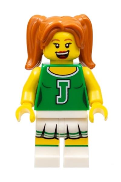 Green Cheerleader Minifigure [col306] - Promotional