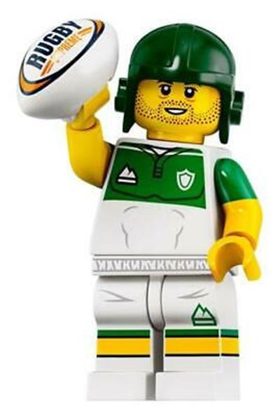 Rugby Player Minifigure - col354