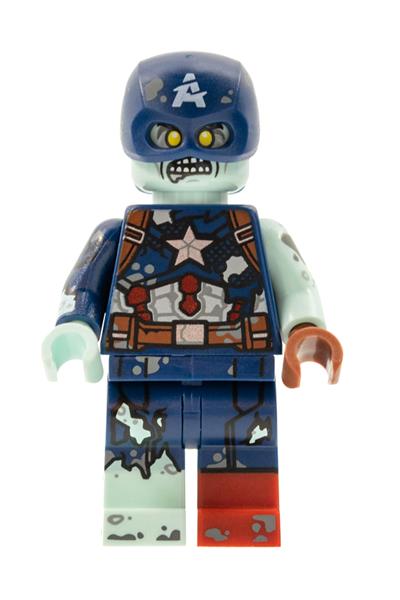 Zombie Captain America Minifigure - colmar09