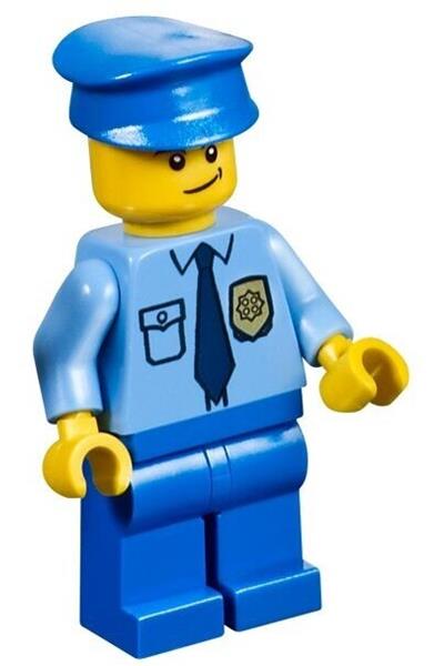 Police Officer Minifigure [cop055] - Juniors