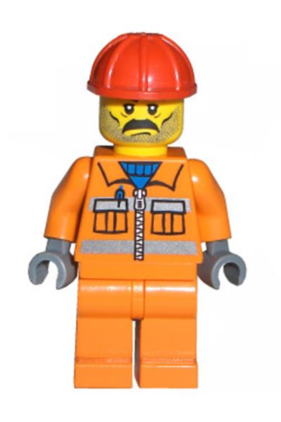 Construction Worker Minifigure - cty0010