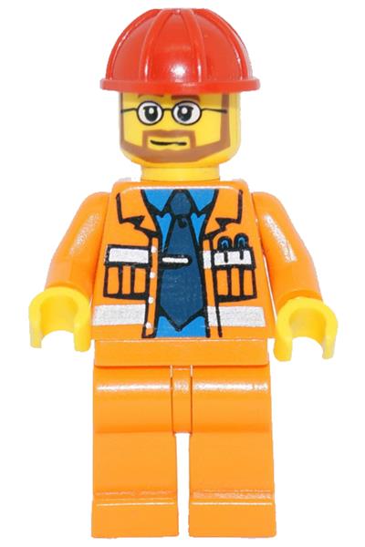 Construction Foreman Minifigure [cty0015] - City