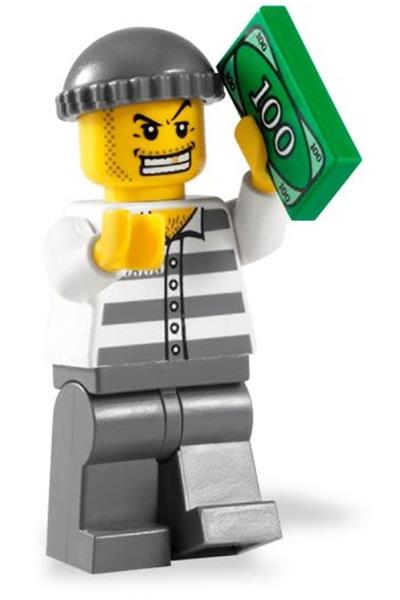 Jail Prisoner Minifigure [cty0040] - Gear