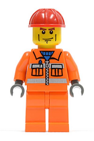 Construction Worker Minifigure - cty0052