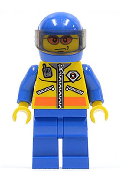 Motorcyclist Minifigure - cty0063