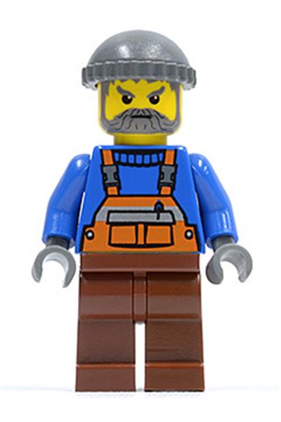 Worker in Overalls Minifigure - cty0064